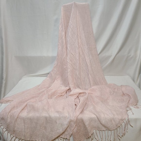 Shimmery Pink pashmina - Picture 1 of 2